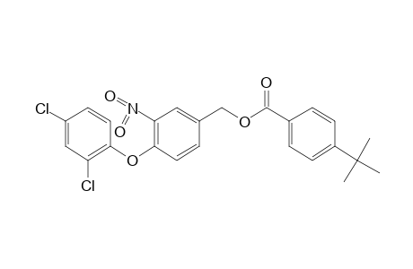 4-(2,4-dichlorophenoxy)-3-nitrobenzyl alcohol, p-tert-butylbenzoate