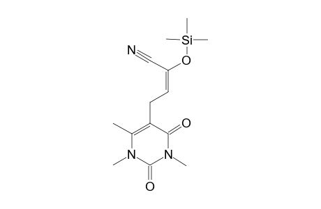 4-(1,2,3,4-TETRAHYDRO-1,3,6-TRIMETHYL-2,4-DIOXOPYRIMIDIN-5-YL)-2-(TRIMETHYLSILOXY)-BUT-2-ENENITRILE