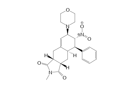 (3aS,4aR,5R,6R,7R,9aR)-2-methyl-7-morpholino-6-nitro-5-phenyl-3a,4,4a,5,6,7,9,9a-octahydrobenzo[f]isoindole-1,3-dione