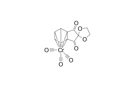 Tricarbonyl[.eta.(6)-2-(ethylenedioxy)-1,3-indanedione]-chromium ( 0 )