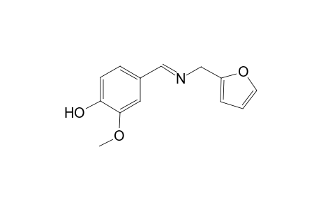 4-((E)-([(E)-2-Furylmethyl]imino)methyl)-2-methoxyphenol