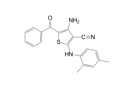 4-amino-5-benzoyl-2-(2,4-xylidino)-3-thiophenecarbonitrile