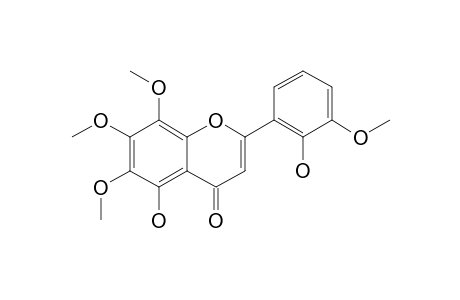 5,2'-DIHYDROXY-6,7,8,3'-TETRAMETHOXYFLAVONE