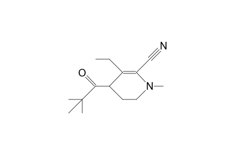 1-Methyl-2-cyano-3-ethyl-4-pivaloyl-2-piperideine