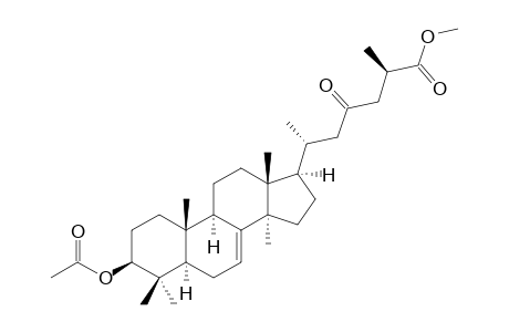 METHYL-(25R)-3-ALPHA-ACETOXY-23-OXO-9-BETA-LANOST-7-EN-26-OATE