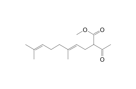 (4E)-2-acetyl-5,9-dimethyl-deca-4,8-dienoic acid methyl ester