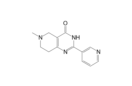 6-methyl-2-(3-pyridyl)-3,5,7,8-tetrahydropyrido[4,3-d]pyrimidin-4-one