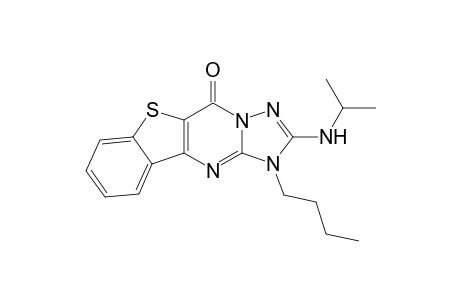 1-Butyl-2-(isopropylamino)-benzo[4,5]thieno[3,2-d][1,2,4]-triazolo[1,5-a]pyrimidin-5(1H)-one