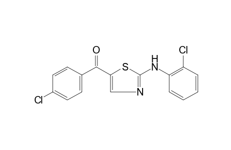 2-(o-CHLOROANILINO)-5-THIAZOLYL p-CHLOROPHENYL KETONE