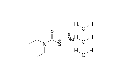 diethyldithiocarbamic acid, sodium salt, trihydrate