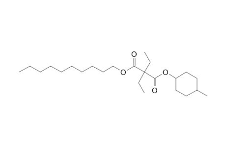 Diethylmalonic acid, decyl 4-methylcyclohexyl ester