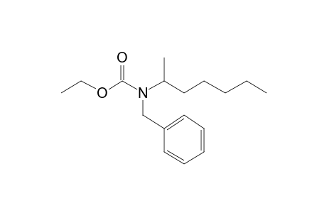 Carbonic acid, monoamide, N-benzyl-N-(hept-2-yl)-, ethyl ester