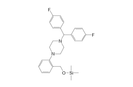 (2-(4-(bis(4-Fluorophenyl)methyl)piperazin-1-yl)phenyl)methanol, tms