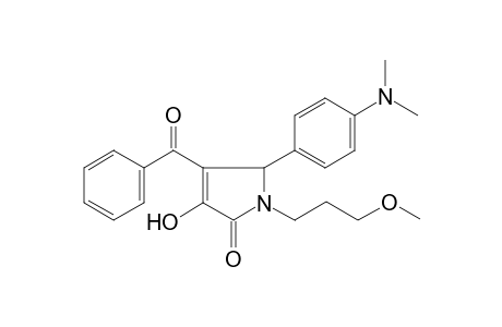 Pyrazol-2(5H)-one, 4-benzoyl-3-hydroxy-1-(3-methoxypropyl)-5-(4-dimethylaminophenyl)-