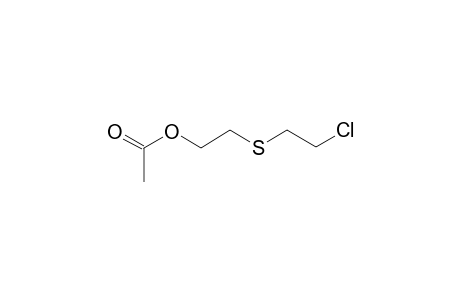 2-[(2-Chloroethyl)sulfanyl]ethyl acetate