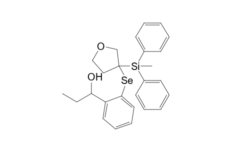 3-[2'-(1"-Hydroxypropyl)phenyl]selenyl-3-[diphenyl(methyl)silyl]tetrahydrofuran