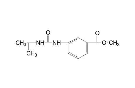 m-(3-isopropylureido)benzoic acid, methyl ester