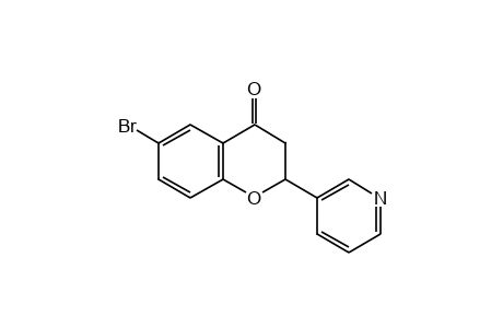 6-bromo-2-(3-pyridyl)-4-chromanone