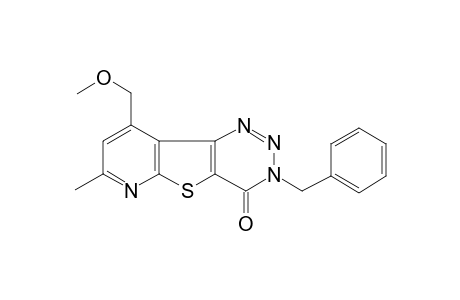 3-Benzyl-9-(methoxymethyl)-7-methylpyrido[3',2':4,5]thieno[3,2-d][1,2,3]triazin-4(3H)-one
