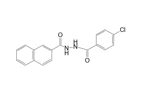 1-(p-chlorobenzoyl)-2-(2-naphthoyl)hydrazine
