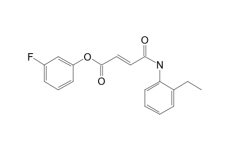 Fumaric acid, monoamide, N-(2-ethylphenyl)-, 3-fluorophenyl ester