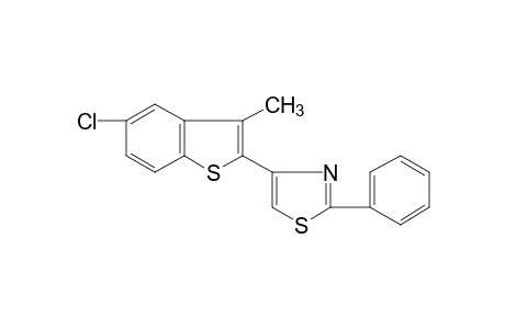 4-(5-chloro-3-methylbenzo[b]thien-2-yl)-2-phenylthiazole