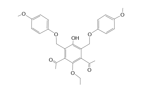 3,5-Diacetyl-4-ethoxy-2,6-bis[4'-(methoxyphenoxy)methyl]phenol