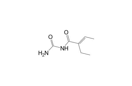 2-Butenamide, N-(aminocarbonyl)-2-ethyl-, (Z)-