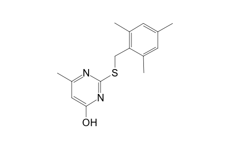 6-Methyl-2-(2,4,6-trimethyl-benzylsulfanyl)-pyrimidin-4-ol
