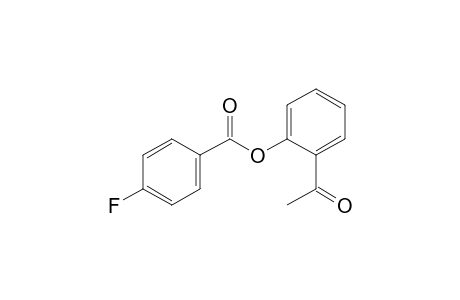 (2-acetylphenyl) 4-fluorobenzoate