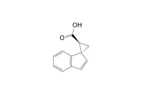 Spiro[cyclopropane-1,1'-[1H]indene]-2-carboxylic acid, trans-(.+-.)-