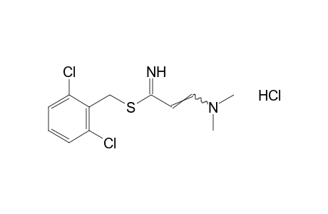 3-(dimethylamino)thioacrylimidic acid, 2,6-dichlorobenzyl ester, monohydrochloride