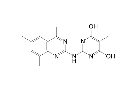 5-Methyl-2-(4,6,8-trimethyl-quinazolin-2-ylamino)-pyrimidine-4,6-diol