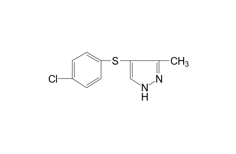 4-[(p-CHLOROPHENYL)THIO]-3-METHYLPYRAZOLE