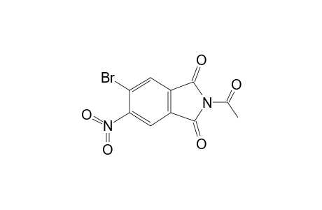 5-Bromo-6-nitro-1H-isoindole-1,3(2H)-dione, N-acetyl-