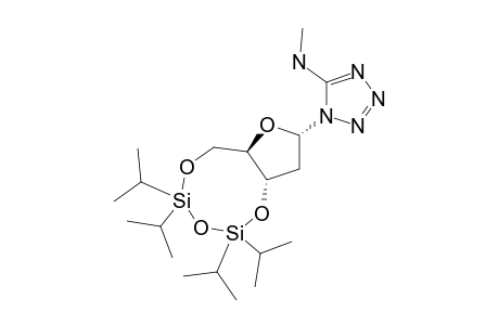 1H-Tetrazol-5-amine, 1-[2-deoxy-3,5-o-[1,1,3,3-tetrakis(1-methylethyl)-1,3-disiloxanediyl]-.beta.-D-erythro-pentofuranosyl]-N-methyl-