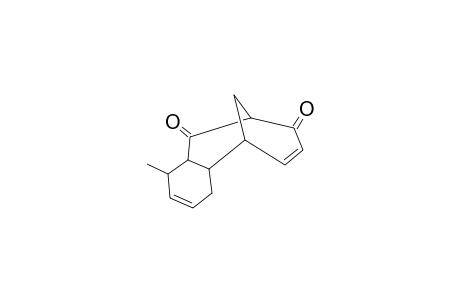 TRICYCLO[7.3.1.0E3,8]TRIDECA-5,10-DIEN-2,12-DIONE, 4-METHYL-