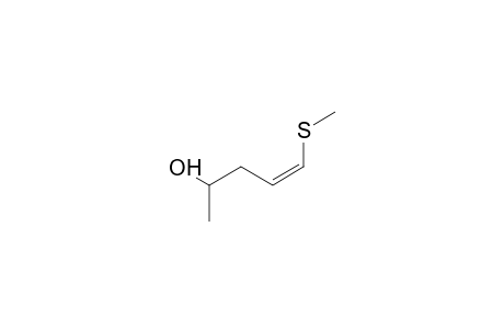 4-Penten-2-ol, 5-(methylthio)-, (Z)-