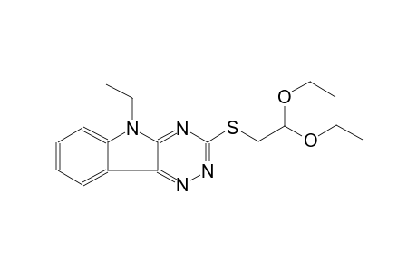 3-[(2,2-diethoxyethyl)sulfanyl]-5-ethyl-5H-[1,2,4]triazino[5,6-b]indole