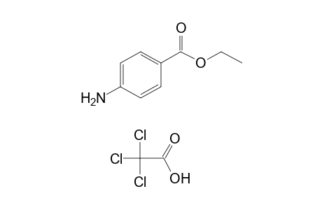 p-aminobenzoic acid, ethyl ester, trichloroacetate(salt)