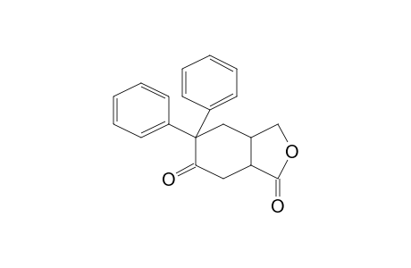 8-Oxabicyclo[4.3.0]nonane-3,9-dione, 4,4-diphenyl-