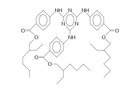 2,4,6-Tris(4-[2-ethyl-hexyloxycarbonyl]-anilino)-1,3,5-triazine