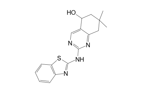 2-(Benzothiazol-2-ylamino)-7,7-dimethyl-5,6,7,8-tetrahydro-quinazolin-5-ol