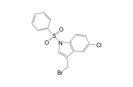 1-(Benzenesulfonyl)-3-(bromomethyl)-5-chloroindole