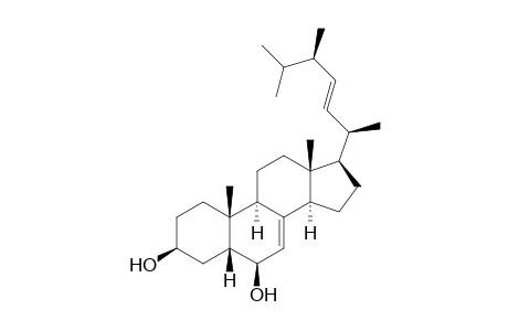 Ergosta-7,22-diene-3,6-diol, (3.beta.,5.beta.,6.beta.,22E)-