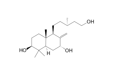 (-)-(13S)-labd-8(17)-ene-3.beta.,7.alpha.,15-triol