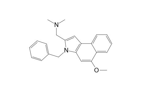 5-Methoxy-2-((N,N-dimethylamino)methyl)-3-benzylbenz[e]indole