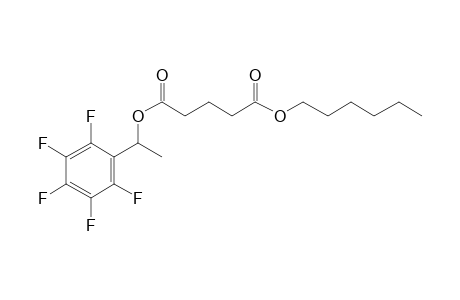 Glutaric acid, hexyl 1-(pentafluorophenyl)ethyl ester