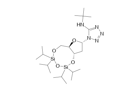 1H-Tetrazol-5-amine, 1-[2-deoxy-3,5-O-[1,1,3,3-tetrakis(1-methylethyl)-1,3-disiloxanediyl]-.beta.-D-erythro-pentofuranosyl]-N-(1,1-dimethylethyl)-