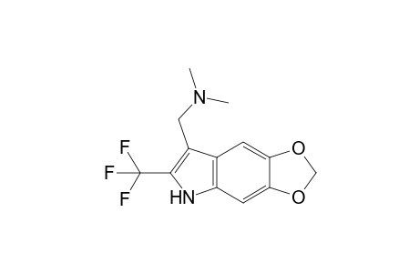 3-(N,N-DIMRTHYLAMINOMETHYL)-5,6-(METHYLENEDIOXY)-2-TRIFLUOROMETHYLINDOLE